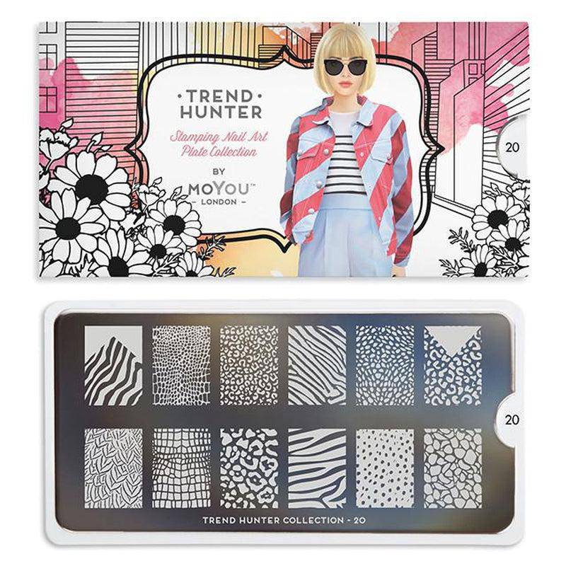 Trend Hunter 20 ✦ Nail Stamping Plate - MoYou London