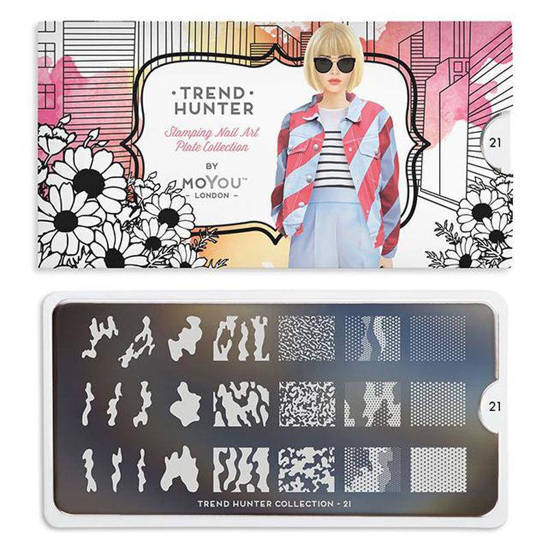 Trend Hunter 21 ✦ Nail Stamping Plate - MoYou London