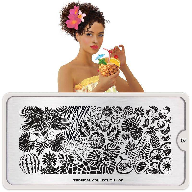 Tropical 07 ✦ Nail Stamping Plate - MoYou London