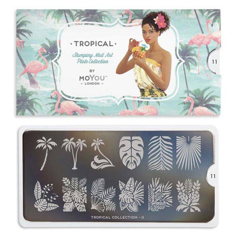 Tropical 11 ✦ Nail Stamping Plate - MoYou London