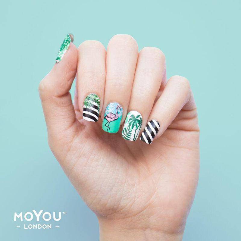 Tropical 16 ✦ Nail Stamping Plate - MoYou London