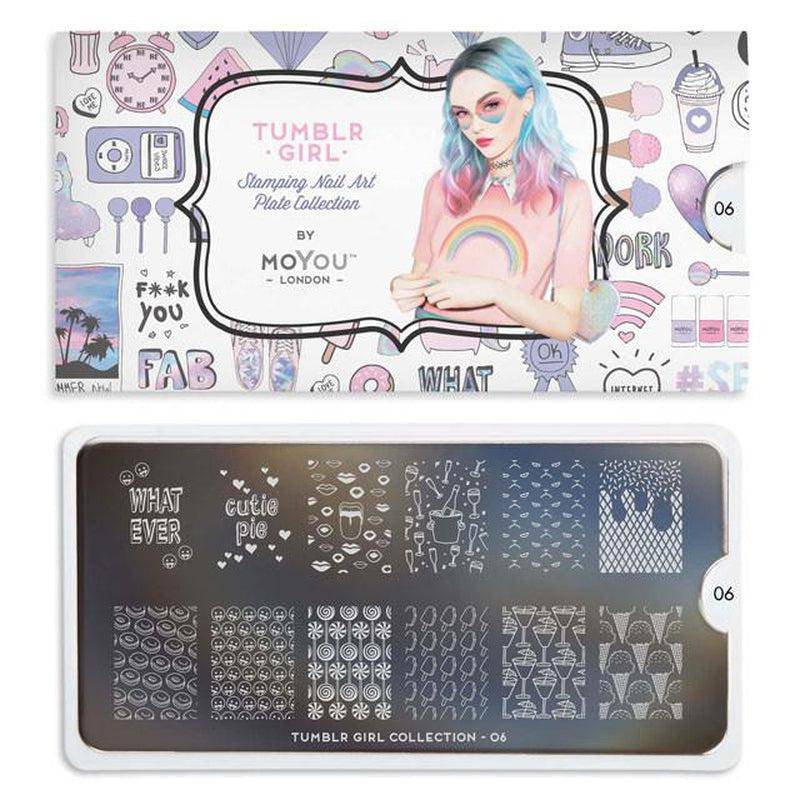 Tumblr Girl 06 ✦ Nail Stamping Plate - MoYou London