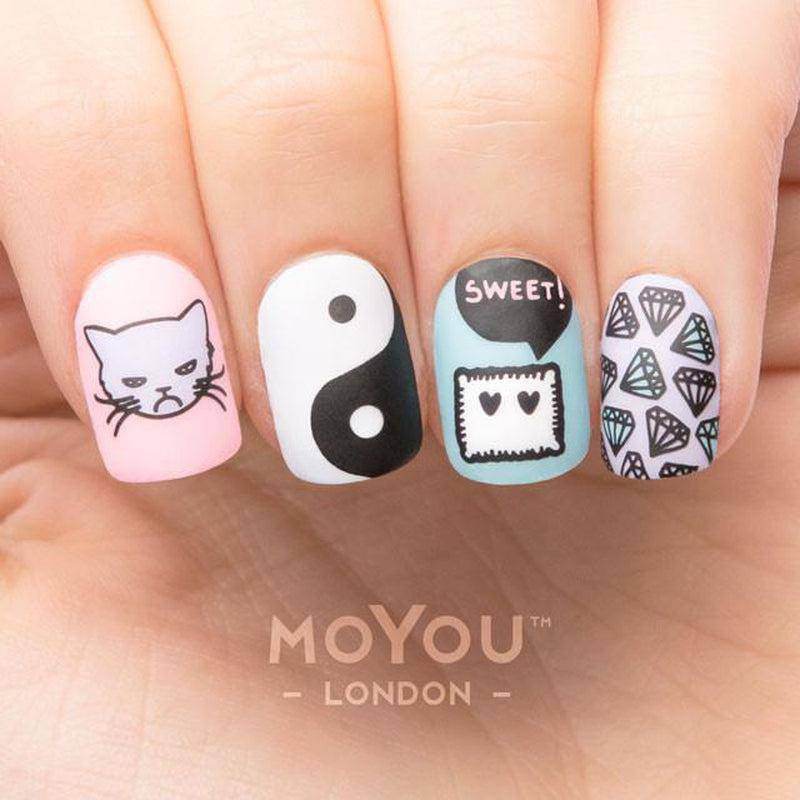 Tumblr Girl 07 ✦ Nail Stamping Plate - MoYou London