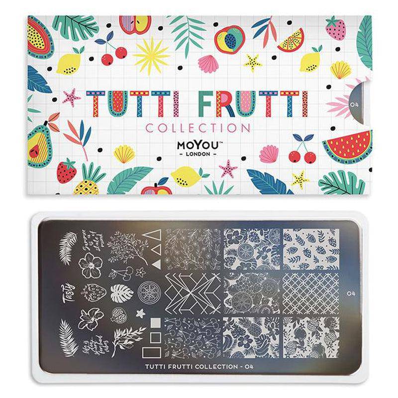 Tutti Frutti 04 ✦ Nail Stamping Plate - MoYou London
