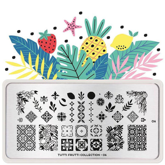 Tutti Frutti 06 ✦ Nail Stamping Plate - MoYou London