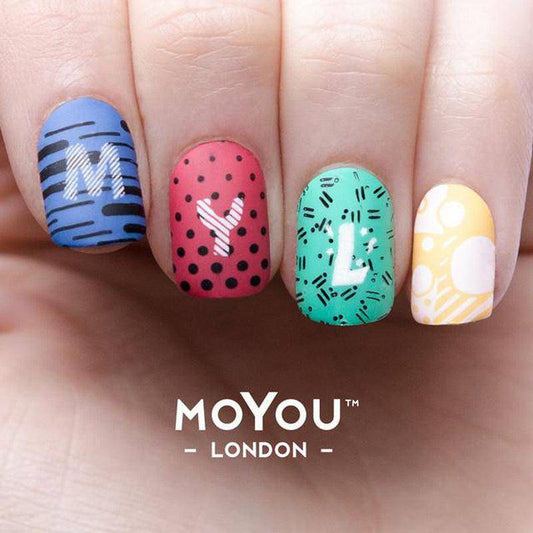 Typography 04 ✦ Nail Stamping Plate - MoYou London
