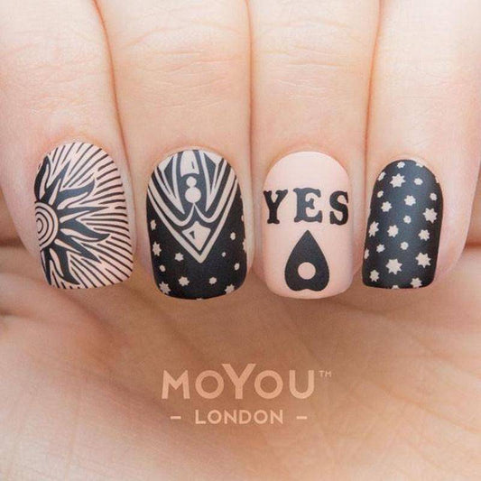 Typography 10 ✦ Nail Stamping Plate - MoYou London