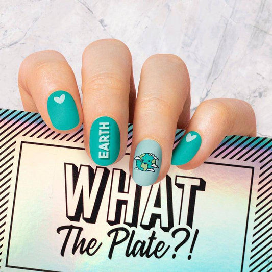 What the Plate 01 ✦ Earth Day Nail Stamping Plate - MoYou London
