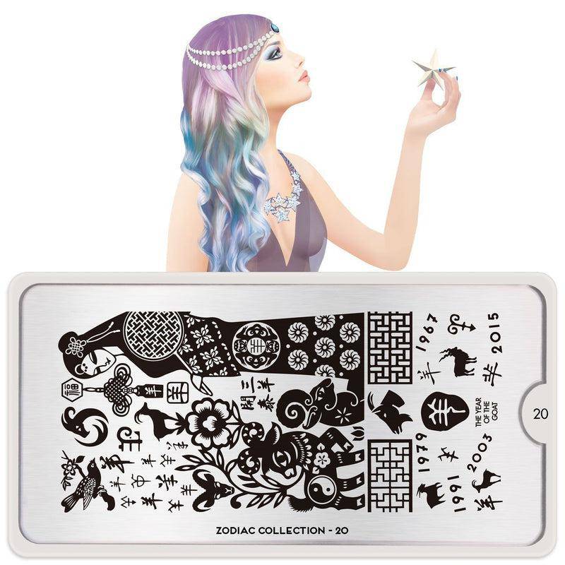 Zodiac 20 ⦠Nail Stamping Plate - MoYou London