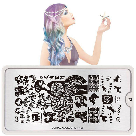 Zodiac 23 ✦ Nail Stamping Plate - MoYou London