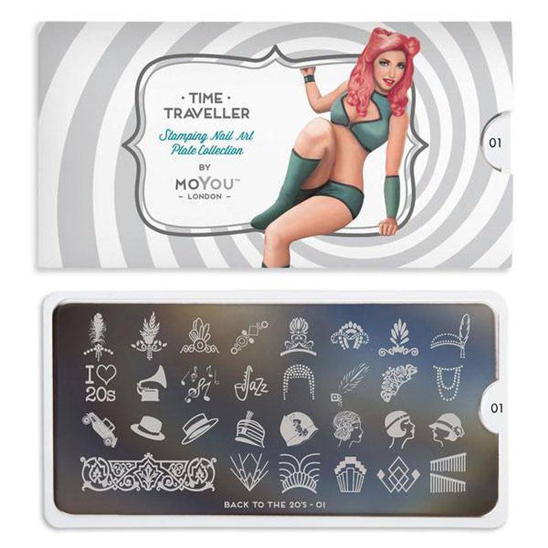 Back to the 20s 01 ✦ Nail Stamping Plate - MoYou London