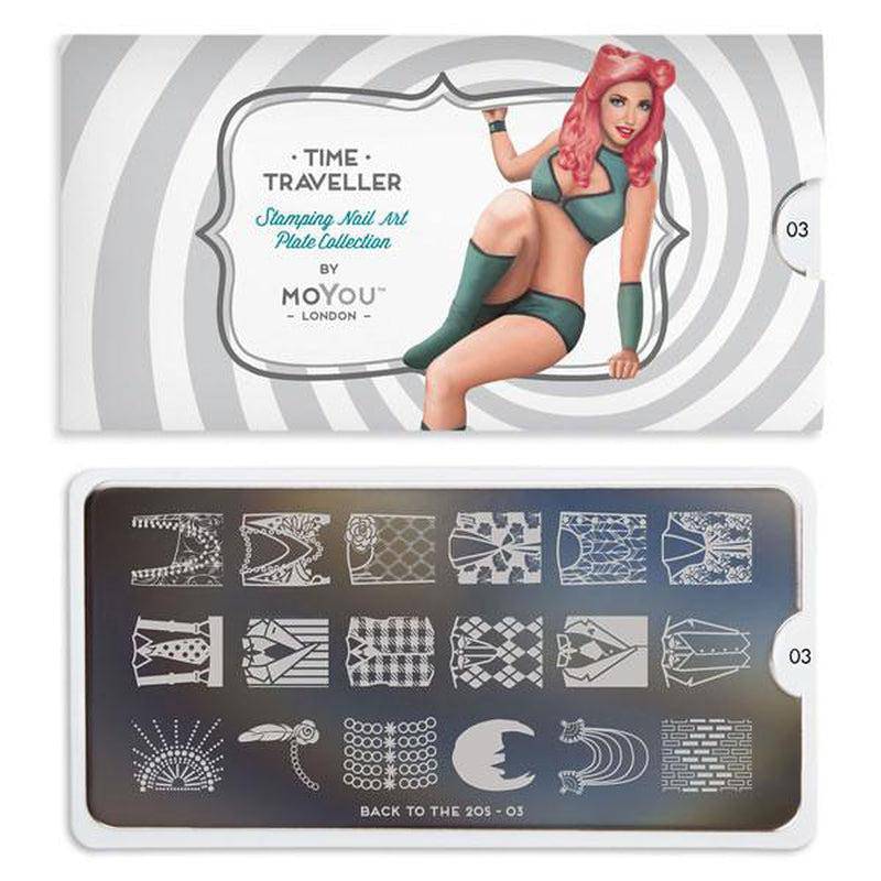 Back to the 20s 03 ✦ Nail Stamping Plate - MoYou London
