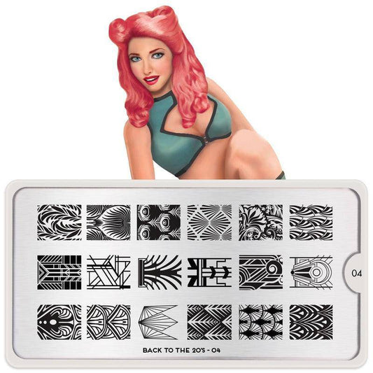 Back to the 20s 04 ✦ Nail Stamping Plate - MoYou London