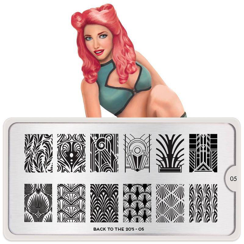 Back to the 20s 05 ✦ Nail Stamping Plate - MoYou London