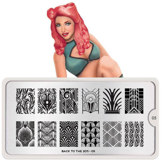 Back to the 20s 05 ✦ Nail Stamping Plate - MoYou London