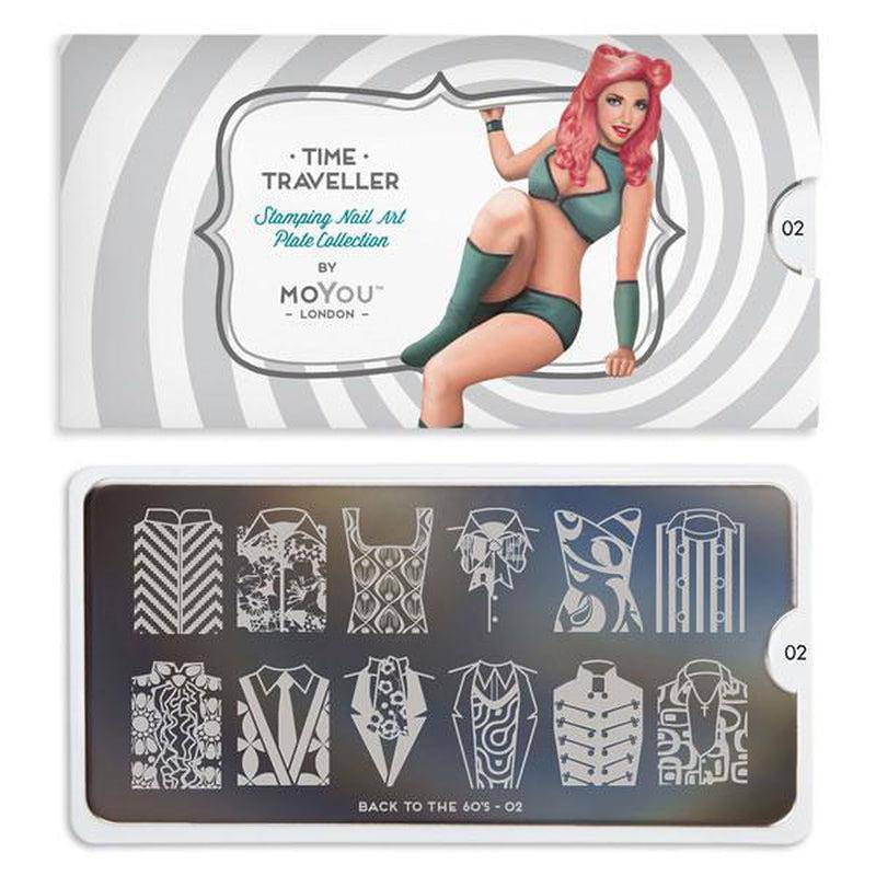 Back to the 60s 02 ✦ Nail Stamping Plate - MoYou London