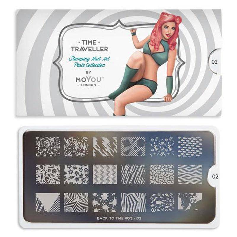 Back to the 80s 02 ✦ Nail Stamping Plate - MoYou London