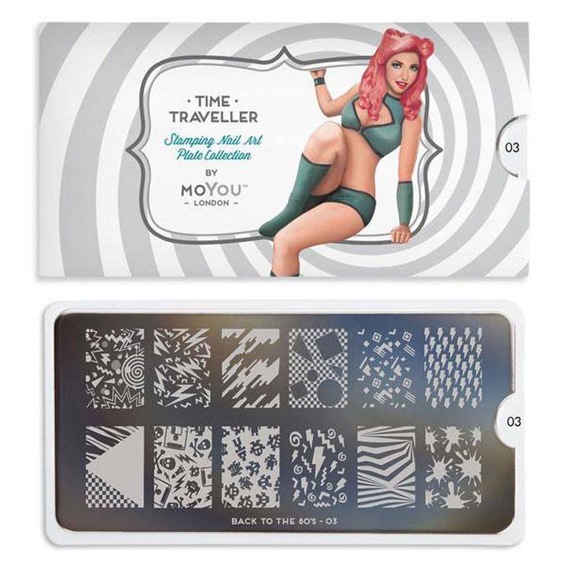 Back to the 80s 03 ✦ Nail Stamping Plate - MoYou London