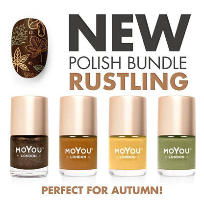 Rustling ★ Nail Polish Bundle Nail Art Stencil MoYou London 
