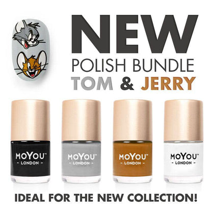 Tom & Jerry - Bundle of 4 Polish Bundles MoYou London 