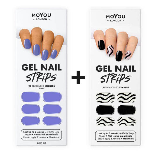 Gel Nail Strip Bundle ★ Duo Festival Plate Bundles MoYou London 
