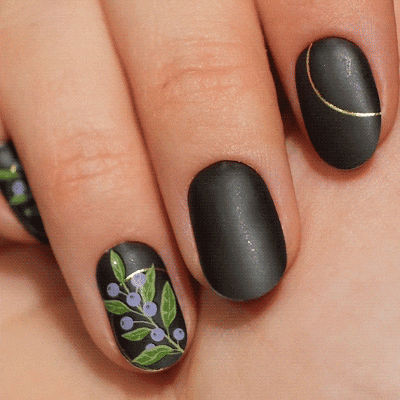 Gel Nail Strip ★ Berry Elegant - MoYou London