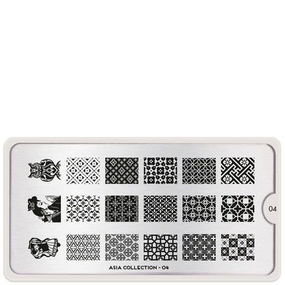 Asia 04 ✦ Nail Stamping Plates - MoYou London