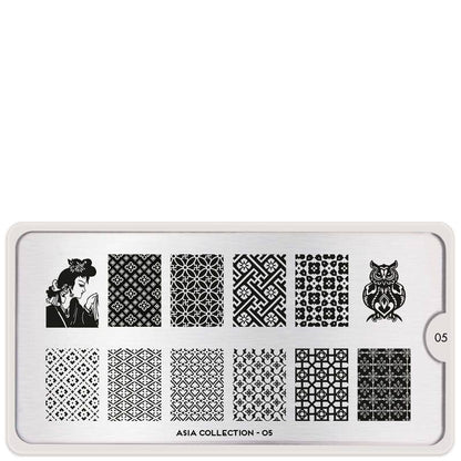 Asia 05 ✦ Nail Stamping Plates - MoYou London