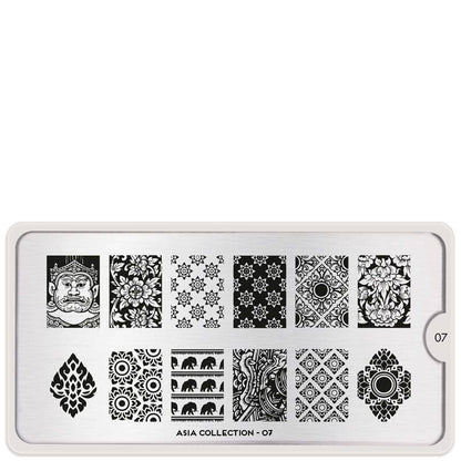 Asia 07 ✦ Nail Stamping Plates - MoYou London