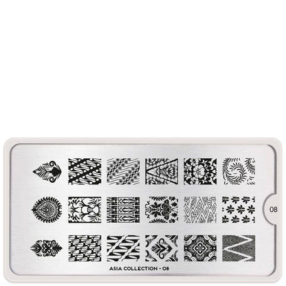 Asia 08 ✦ Nail Stamping Plates - MoYou London