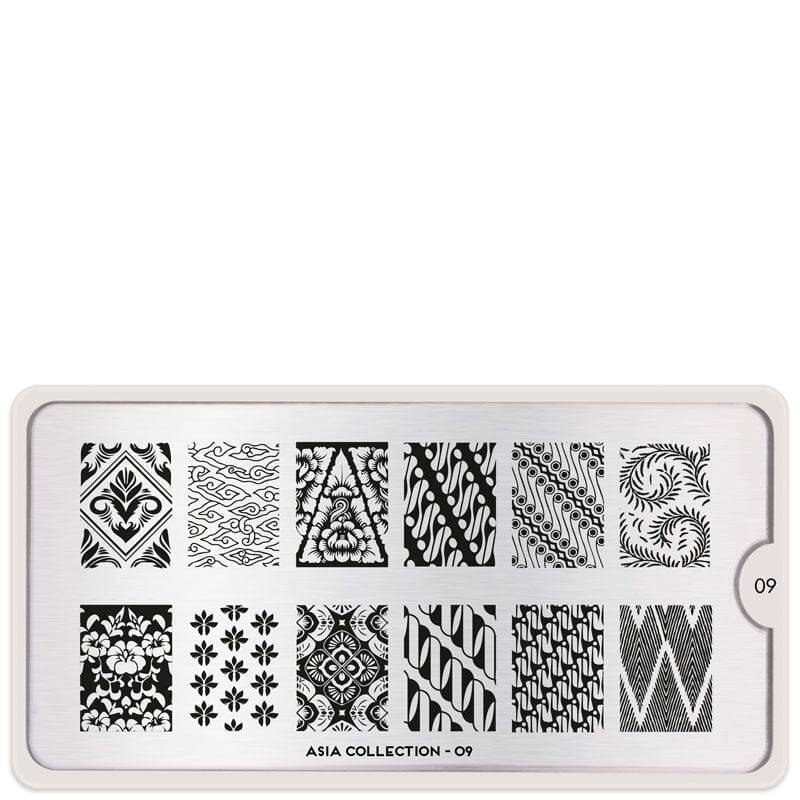 Asia 09 ✦ Nail Stamping Plates - MoYou London