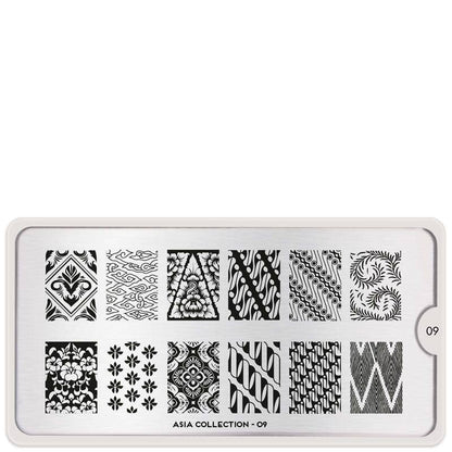 Asia 09 ✦ Nail Stamping Plates - MoYou London