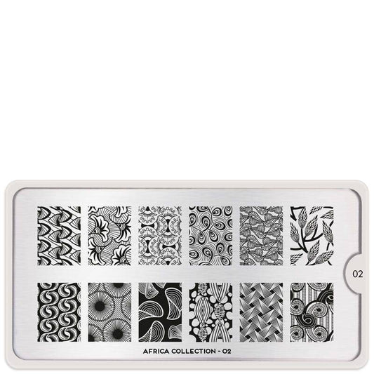 Africa 02 ✦ Nail Stamping Plate - MoYou London