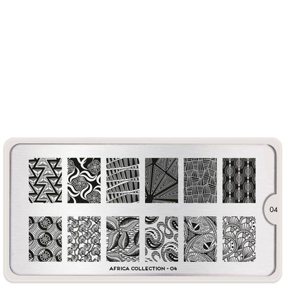 Africa 04 ✦ Nail Stamping Plate - MoYou London