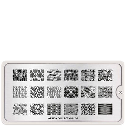 Africa 05 ✦ Nail Stamping Plate - MoYou London