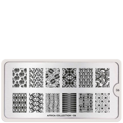 Africa 06 ✦ Nail Stamping Plate - MoYou London