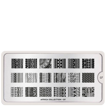 Africa 07 ✦ Nail Stamping Plate - MoYou London