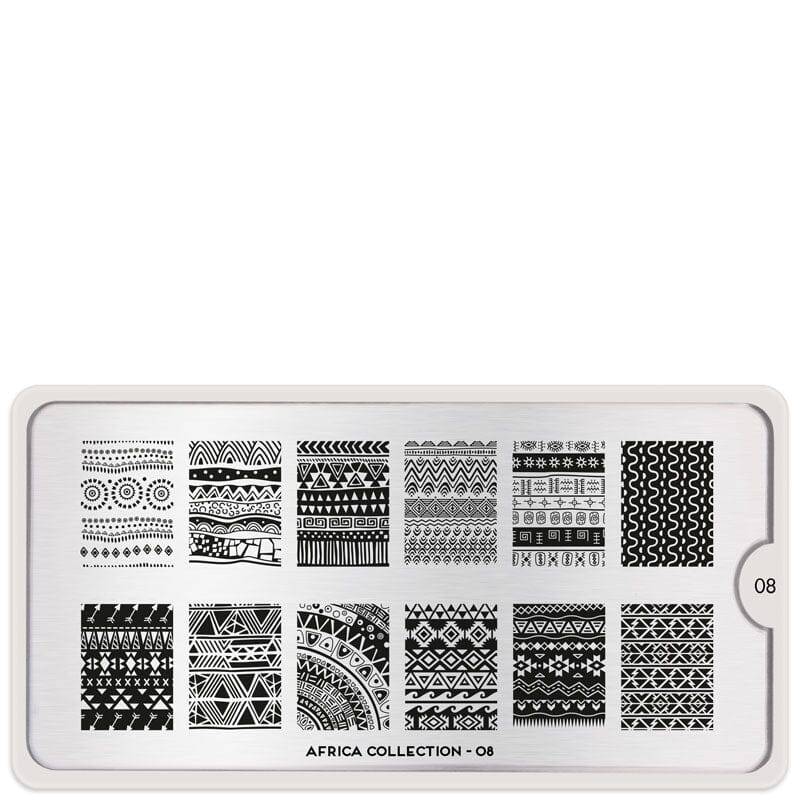 Africa 08 ✦ Nail Stamping Plate