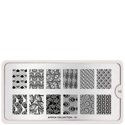 Africa 10 ✦ Nail Stamping Plate - MoYou London