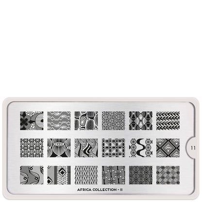 Africa 11 ✦ Nail Stamping Plate - MoYou London