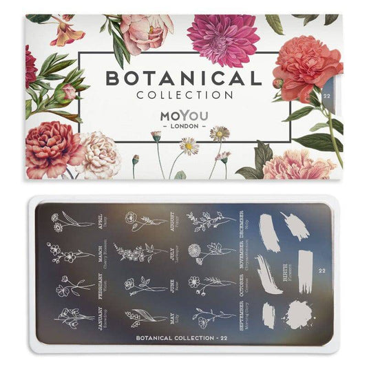 Botanical 22 ✦ Nail Stamping Plate - MoYou London