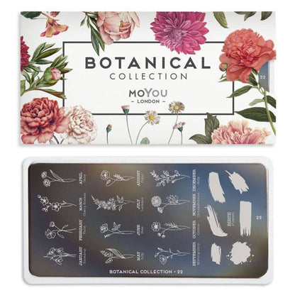 Botanical 22 ✦ Nail Stamping Plate - MoYou London