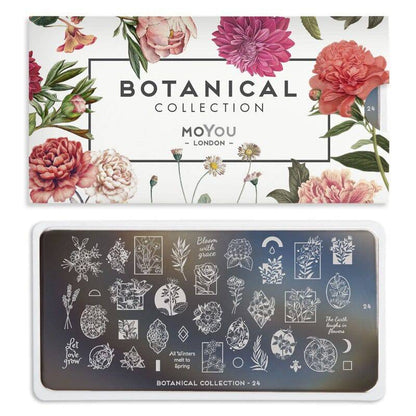 Botanical 24 ✦ Nail Stamping Plate - MoYou London