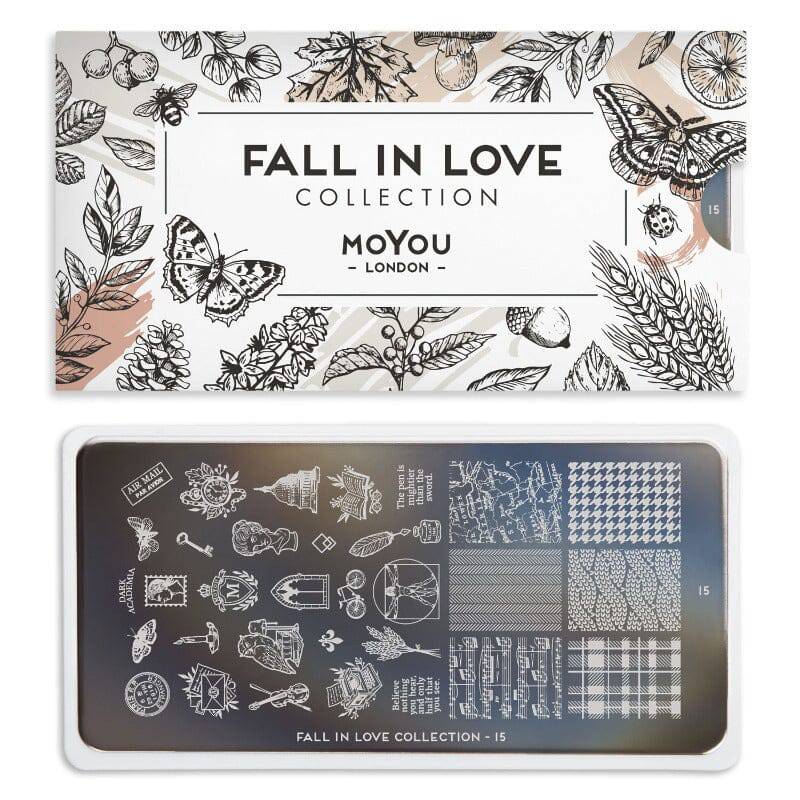 Fall in Love 15 ✦ Nail Stamping Plate - MoYou London