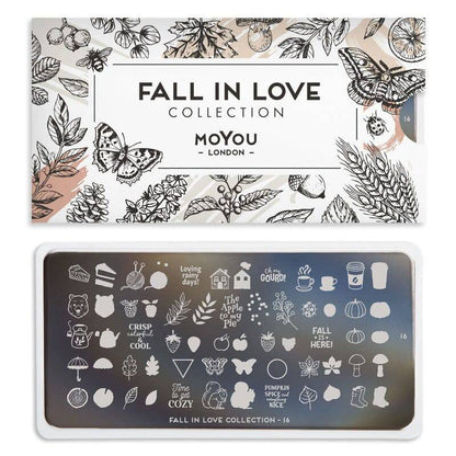 Fall in Love 16 ✦ Nail Stamping Plate - MoYou London