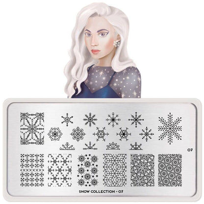 Snow 07 ✦ Nail Stamping Plate - MoYou London