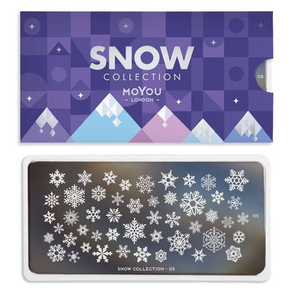 Snow 05 ✦ Nail Stamping Plate - MoYou London