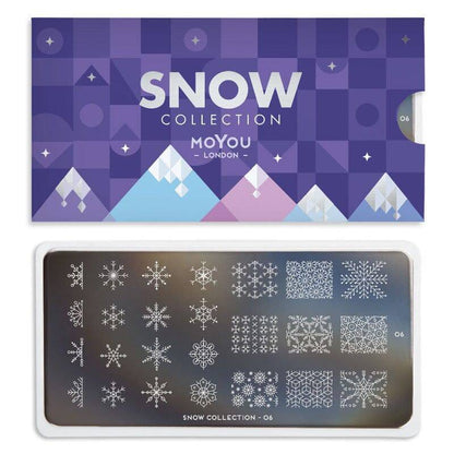 Snow 06 ✦ Nail Stamping Plate - MoYou London