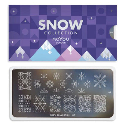 Snow 07 ✦ Nail Stamping Plate - MoYou London