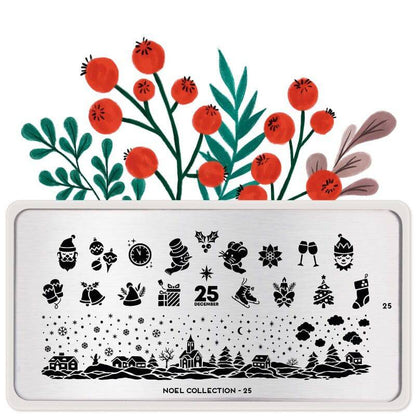 Noel 25 ✦ Nail Stamping Plate - MoYou London
